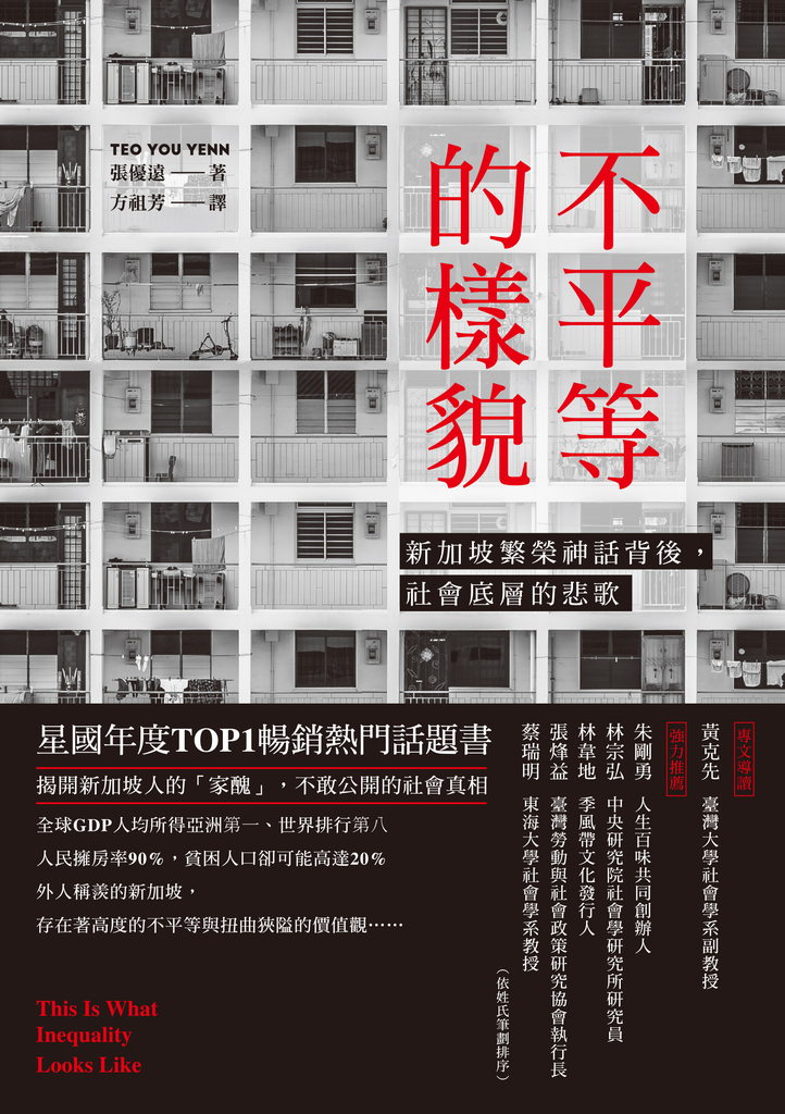 不平等的樣貌:新加坡繁榮神話背後,社會底層的悲歌